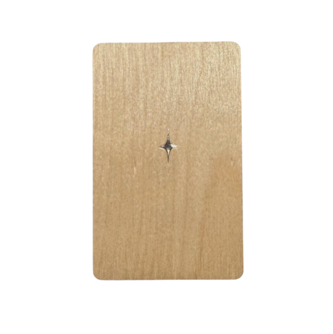 Deemi Aynin Carte de visite Yanakăm® Carte Deemi Bois Yanakăm®